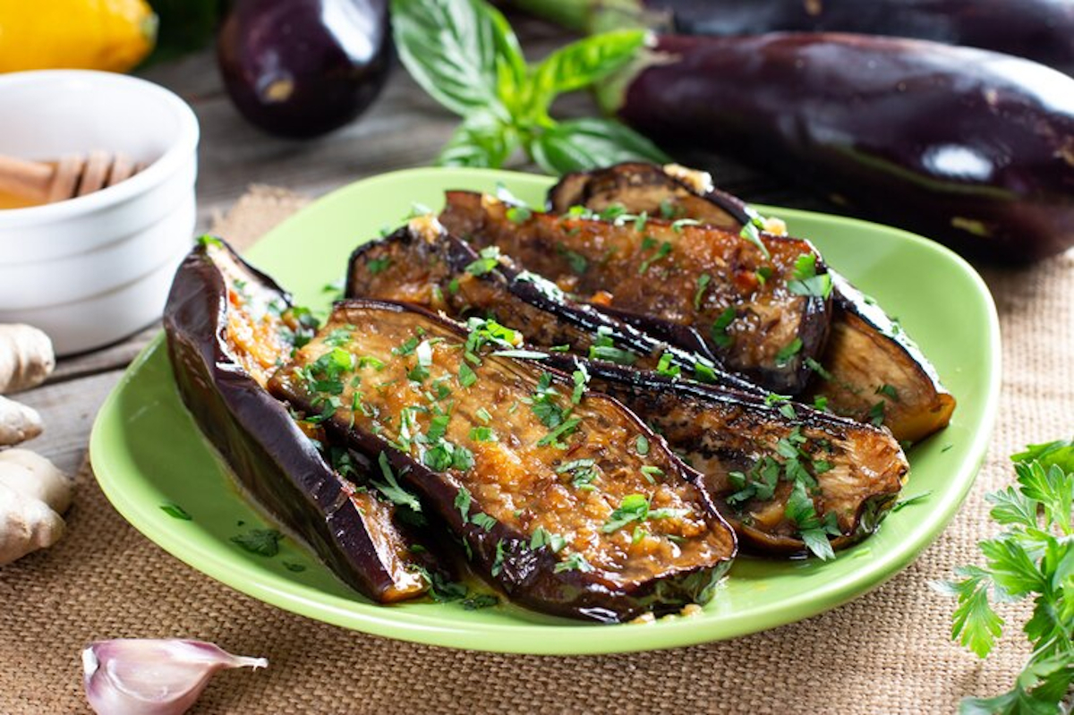 aubergines grillées